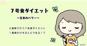 ゆきちママの美容ブログ 七号食ダイエット体験談 記事アイキャッチ