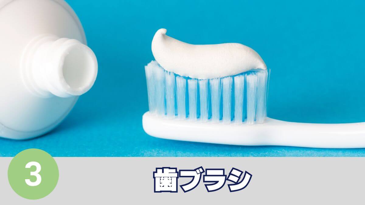 持って行ってよかったもの③歯ブラシ